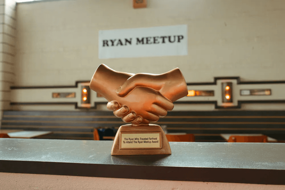 Farthest Traveling Ryan Trophy